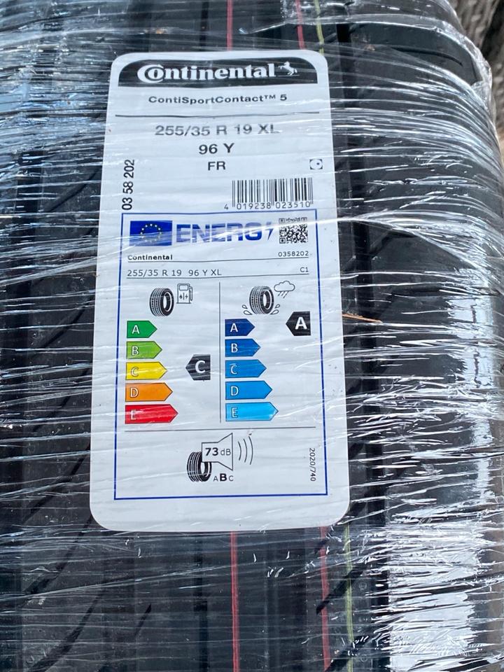 2 x 255/35R19 96Y XL CONTINENTAL SPORTCONTACT 5 NEU FREIHAUS – Bild 5