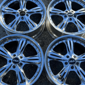 4 ALUFELGEN 19" CHROM AUDI SEAT SKODA VW 8,5x19 5x112 FREIHAUS