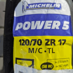 1 X 120/70ZR17 58W MICHELIN POWER 5 MOTORRAD REIFEN NEU 2020