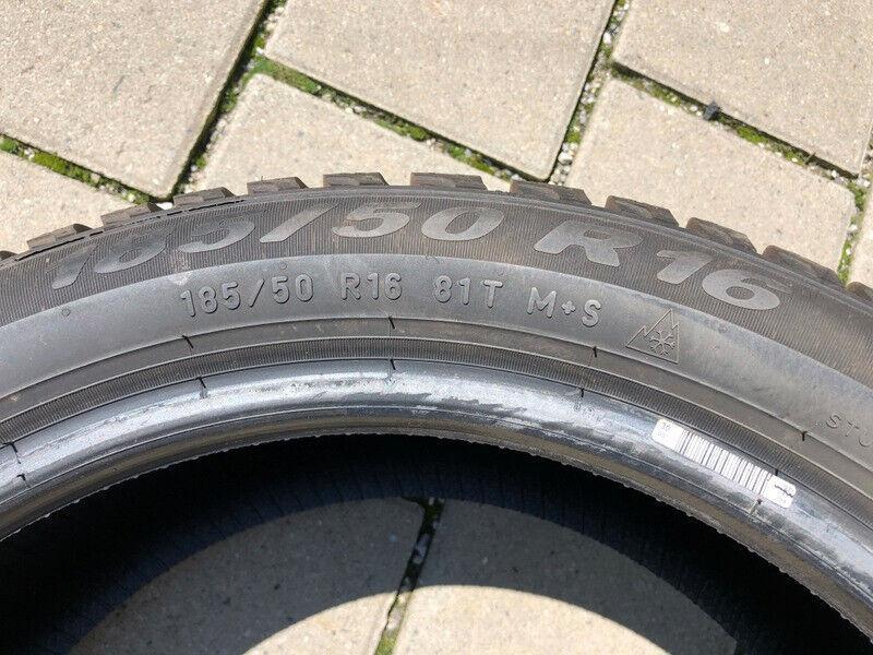 4x 185/50R16 81T PIRELLI WINTER CINTURATO WINTERREIFEN #6197 – Bild 5