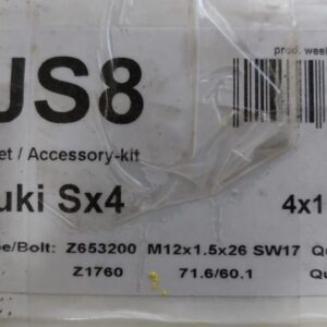 1x ZUBEHÖRSET SUZUKI SX4 NEU RADSCHRAUBEN