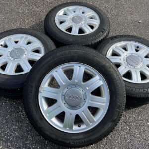 4 ORIGINAL ALU SOMMERRÄDER AUDI A6 4B 195/65R15 91H MICHELI #1GQX