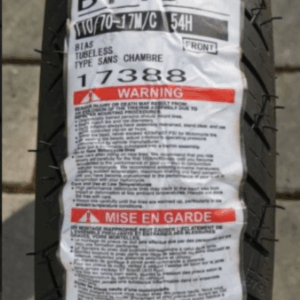 1 X 110/70-17 M/C 54H BRIDGESTONE BATTLAX BT46 MOTORRAD NEU 2021