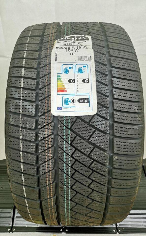 1x 295/35R19 100W CONTINENTAL WINTER CONTACT TS830P RO1 #6810
