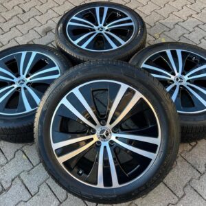 4 ORIGINAL 19" ALU WINTERRÄDER MERCEDES BENZ EQE V295 2024 #25AV