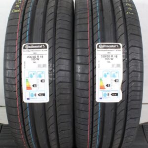 2x 255/55R18 105W CONTINENTAL SOMMERREIFEN 2019 NEU #1VTQ
