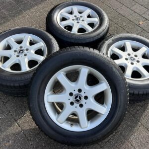 4 ORIGINAL 17" ALU WINTERRÄDER MERCEDES-BENZ M-KLASSE W163 #23QD
