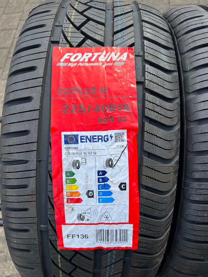 4x 225/40R18 92W FORTUNA ECOPLUS 4S GANZJAHRESREIFEN 2023 #1N3J – Bild 4