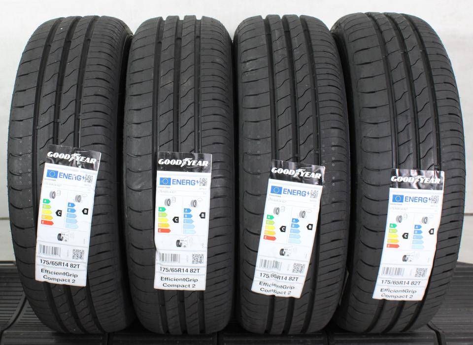4x 175/65R14 82T GOODYEAR SOMMERREIFEN 2025 NEU #1VVF