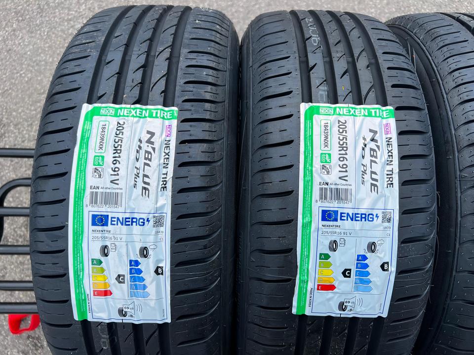 4x 205/55R16 91V NEXEN N BLUE HD PLUS SOMMERREIFEN 2023 NEU #1I1H – Bild 2