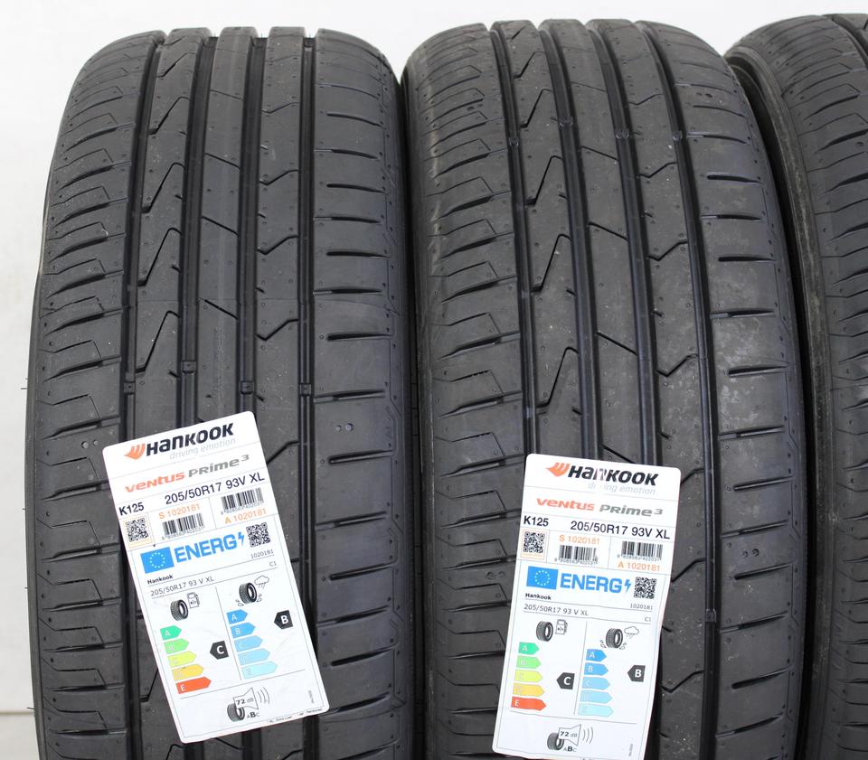 4x 205/50R17 93V HANKOOK VENTUS PRIME 3 SOMMERREIFEN 2023 #1FYZ – Bild 3