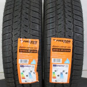 2x 225/70R15C 112/110R MAZZINI WINTERREIFEN 2022 #1JGH