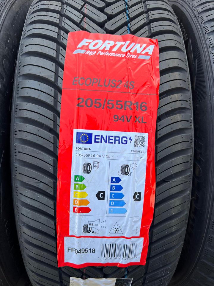 4x 205/55R16 94V FORTUNA ECOPLUS 4S GANZJAHRESREIFEN 2023 #1N3K – Bild 4