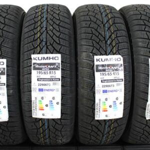 4x 195/65R15 91T KUMHO WINTERCRAFT WP52 WINTERREIFEN 2024 #1M9T