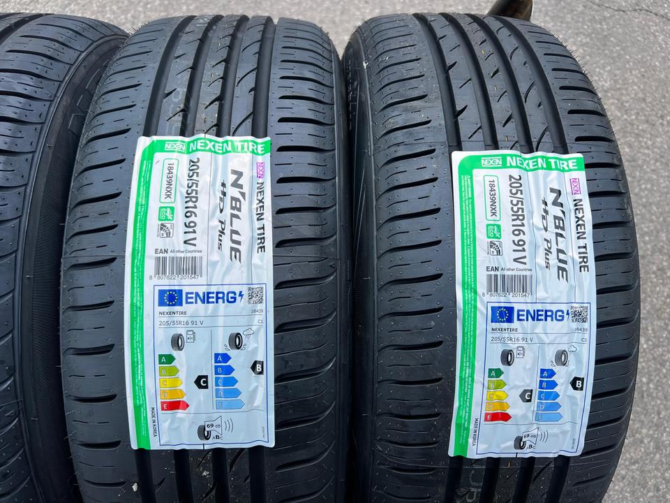 4x 205/55R16 91V NEXEN N BLUE HD PLUS SOMMERREIFEN 2023 NEU #1I1H – Bild 3