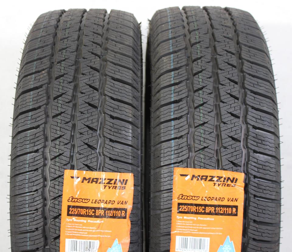 2x 225/70R15C 112/110R MAZZINI WINTERREIFEN 2022 #1JGH – Bild 2