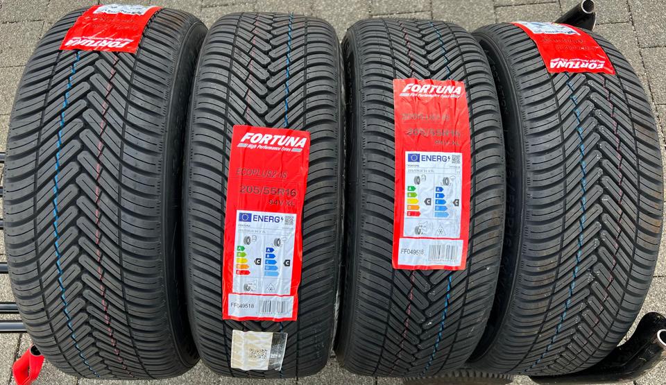 4x 205/55R16 94V FORTUNA ECOPLUS 4S GANZJAHRESREIFEN 2023 #1N3K