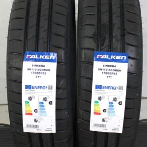 2x 175/55R15 77T FALKEN SINCERA SN110 SOMMERREIFEN NEU #1RRD