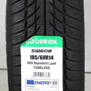 1x 185/60R14 82H GOODRIDE SNOWMASTER SW608 WINTERREIFEN NEU #1VCQ