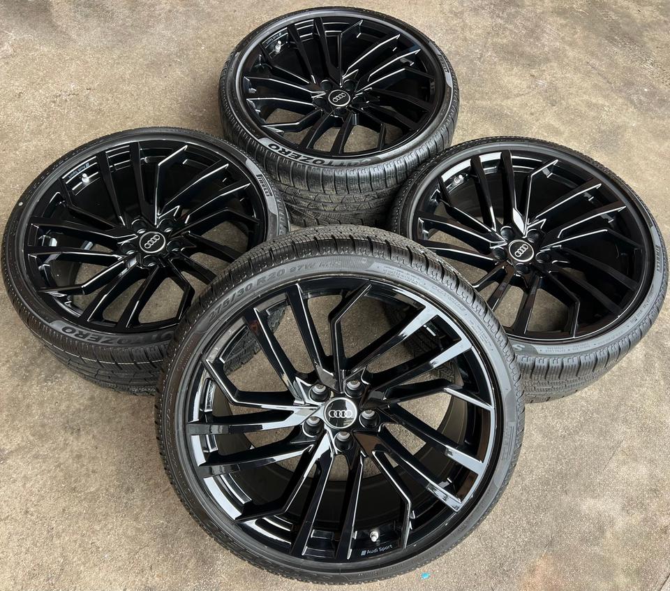 4 ORIGINAL 20" ALU WINTERRÄDER AUDI RS4 RS5 8W 275/30R20 #24IO