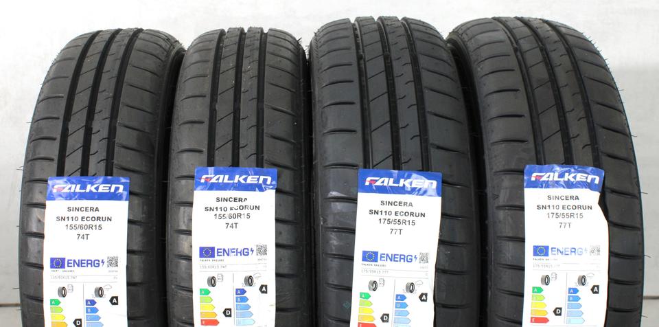 2x 155/60R15 74T 2x 175/55R15 77T FALKEN SOMMERREIFEN #202W – Bild 2