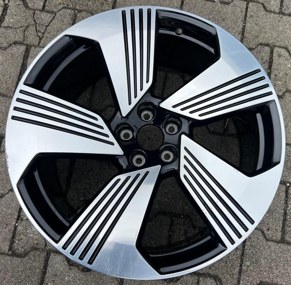 1X ORIGINAL 21" ALUFELGE AUDI E-TRON & Q8 E-TRON GE GEN 4KE #1X6E
