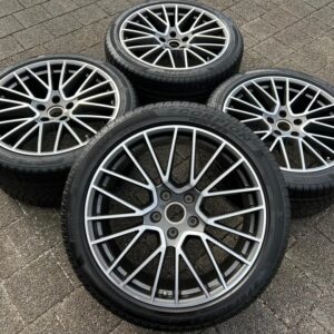 4 ORIGINAL 21" ALU WINTERRÄDER PORSCHE CAYENNE 9YA PIRELLI #22XX