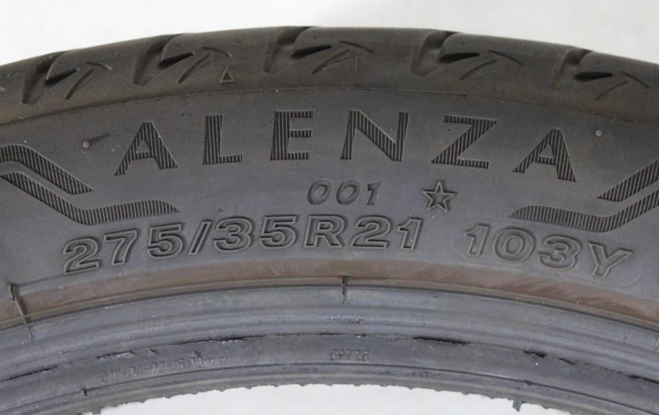 1x 275/35R21 103Y BRIDGESTONE ALENZA 001 RCS RUNFLAT 2023 #21JA – Bild 4