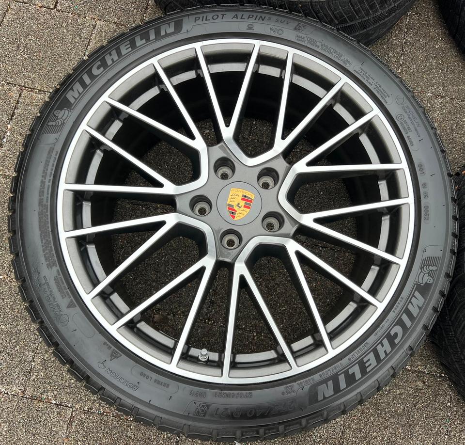 4 ORIGINAL 21" ALU WINTERRÄDER PORSCHE CAYENNE 9YA MICHELIN #24DW – Bild 4