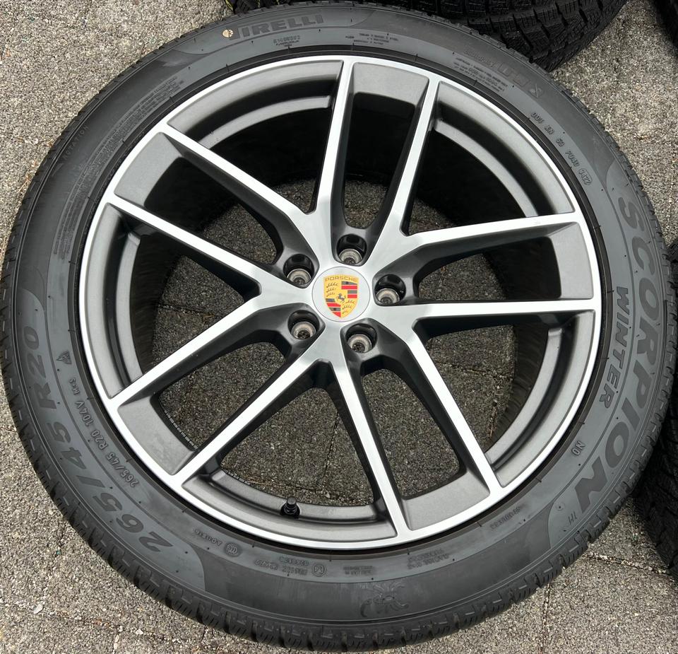 4 ORIGINAL 20" ALU WINTERRÄDER PORSCHE MACAN PIRELLI RDKS #22QA – Bild 3