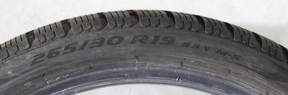 1x 265/30R19 93V PIRELLI PZERO WINTER AO WINTERREIFEN 7MM #26OC – Bild 4