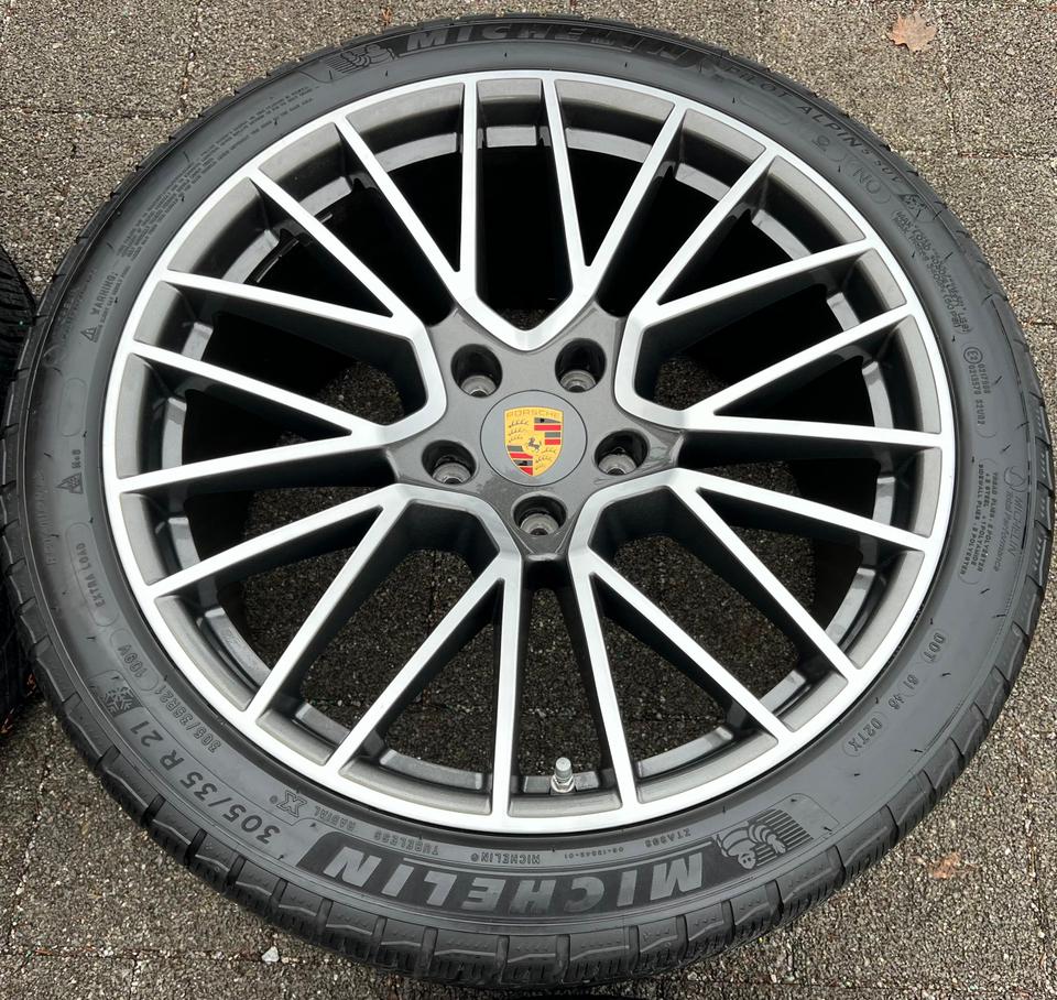 4 ORIGINAL 21" ALU WINTERRÄDER PORSCHE CAYENNE 9YA MICHELIN #24DW – Bild 3