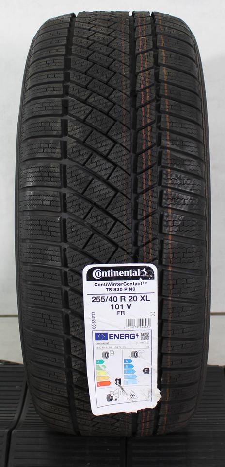 1x 255/40R20 101V CONTINENTAL WINTER CONTACT TS830P 2022 #1V3G