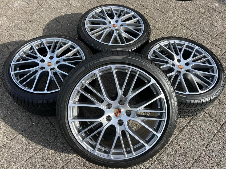 4 ORIGINAL 21" ALU WINTERRÄDER PORSCHE PANAMERA 971 FREIHAU #22OW