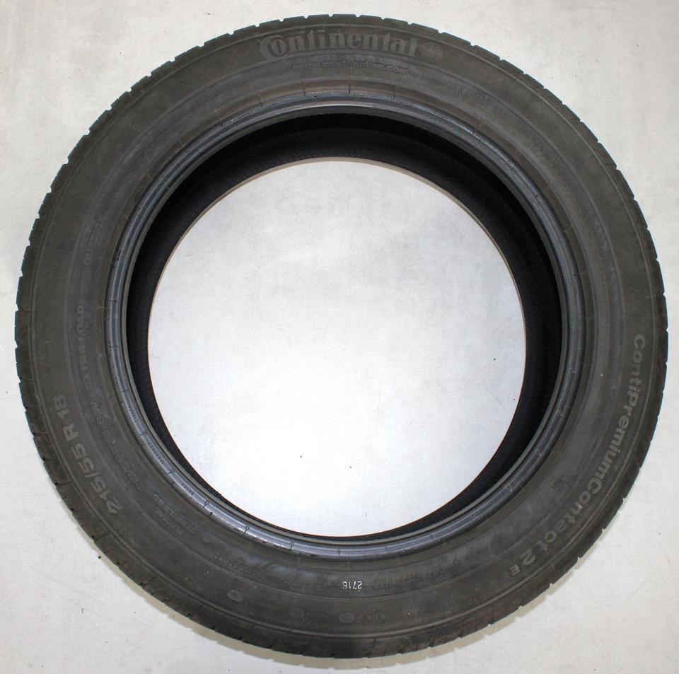 2x 215/55R18 99V CONTINENTAL SOMMERREIFEN 6,5MM 2016 XL #1YHU – Bild 6