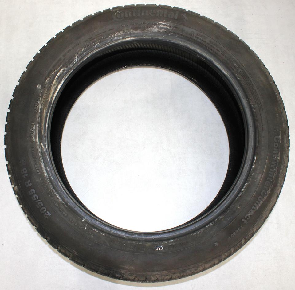 2x 205/55R18 96H CONTINENTAL WINTERREIFEN 6-6,5MM 2021 * #202H – Bild 6