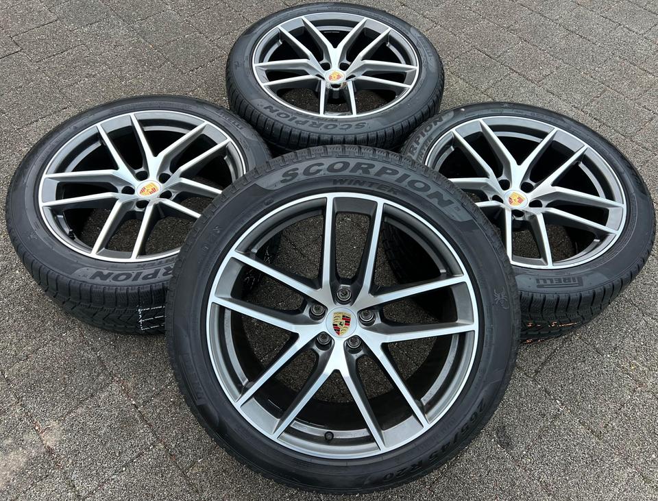 4 ORIGINAL 20" ALU WINTERRÄDER PORSCHE MACAN PIRELLI RDKS #24EF