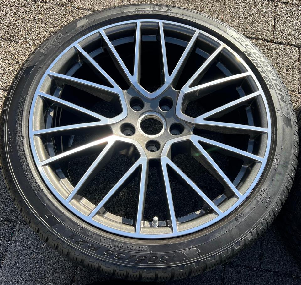 4 ORIGINAL 21" ALU WINTERRÄDER PORSCHE CAYENNE 9YA PIRELLI #22XY – Bild 5