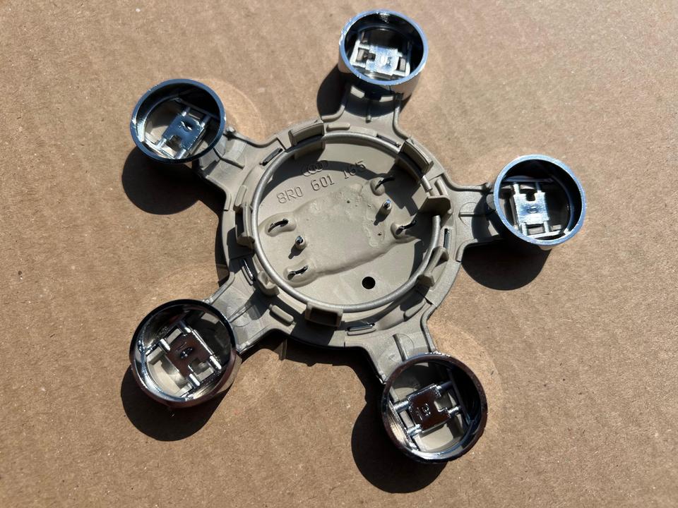 4 ORIGINAL NABENDECKEL STERN AUDI Q5 8R 8R0601165 NEU 5x112 #1XLW – Bild 6