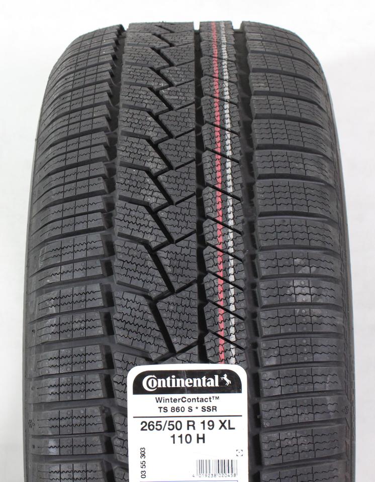 1x 265/50R19 110H CONTINENTAL WINTER CONTACT TS860S RUNFLAT #1VRG – Bild 2