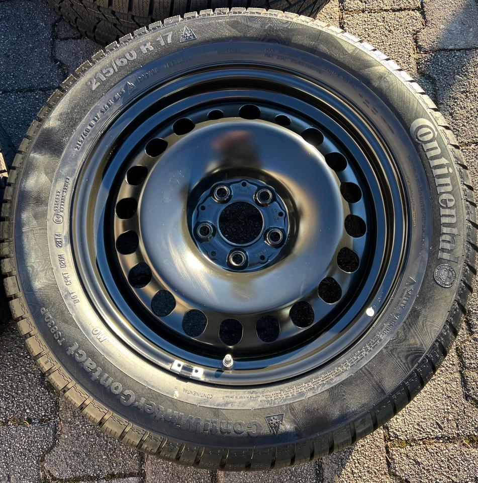 4 WINTERRÄDER MERCEDES GLA X156 215/60R17 96H CONTINENTAL #24BD – Bild 4