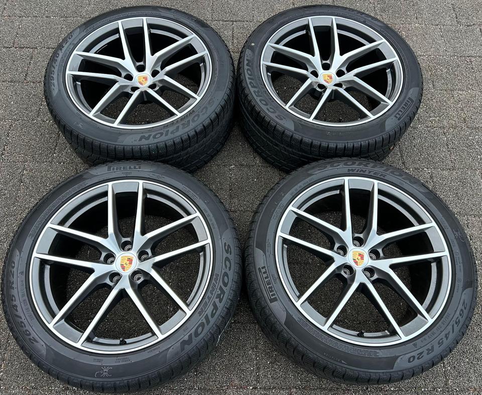 4 ORIGINAL 20" ALU WINTERRÄDER PORSCHE MACAN PIRELLI RDKS #24EF – Bild 2