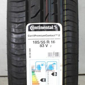 1x 185/55R16 83V CONTINENTAL PREMIUM CONTACT 2 NEU 2018 #26DQ