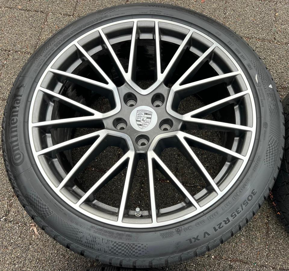 4 ORIGINAL 21" ALU WINTERRÄDER PORSCHE CAYENNE 9YA CONTI #24BR – Bild 5