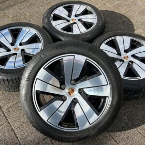 4 ORIGINAL 19" ALU WINTERRÄDER PORSCHE TAYCAN AERO CONTINEN #238D
