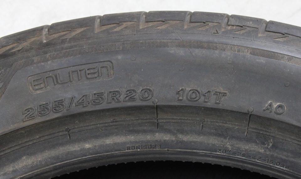 1x 255/45R20 101T BRIDGESTONE TURANZA ECO AO SOMMERREIFEN #25NX – Bild 4