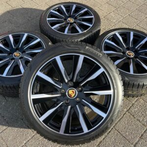 4 ORIGINAL 20" ALU WINTERRÄDER PORSCHE TAYCAN TEQUIPMENT #23ME
