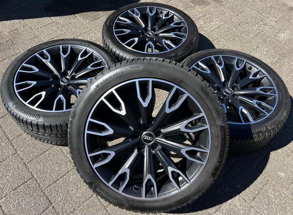 4 ORIGINAL 21" ALU WINTERRÄDER AUDI Q7 4M TALEA 4M0071491 #20NV