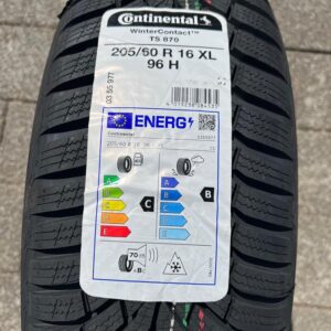 1x 205/60R16 96H CONTINENTAL WINTER CONTACT TS870 NEU 2023 #1WDP