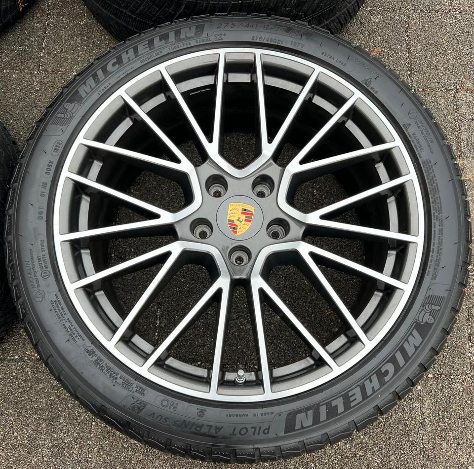 4 ORIGINAL 21" ALU WINTERRÄDER PORSCHE CAYENNE 9YA MICHELIN #24DW – Bild 6